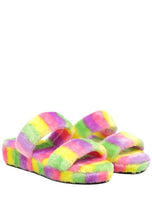 Load image into Gallery viewer, SMOOTHIE FUR SLIP-ON FLATS