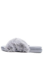 Load image into Gallery viewer, HOMEY FUR SLIP-ON FLATS