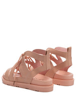 Load image into Gallery viewer, VOOPRET TIE-UP FLAT SANDALS