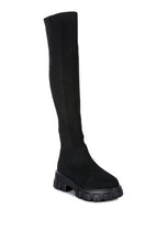 Load image into Gallery viewer, LORO Stretch Knit Knee High Boots