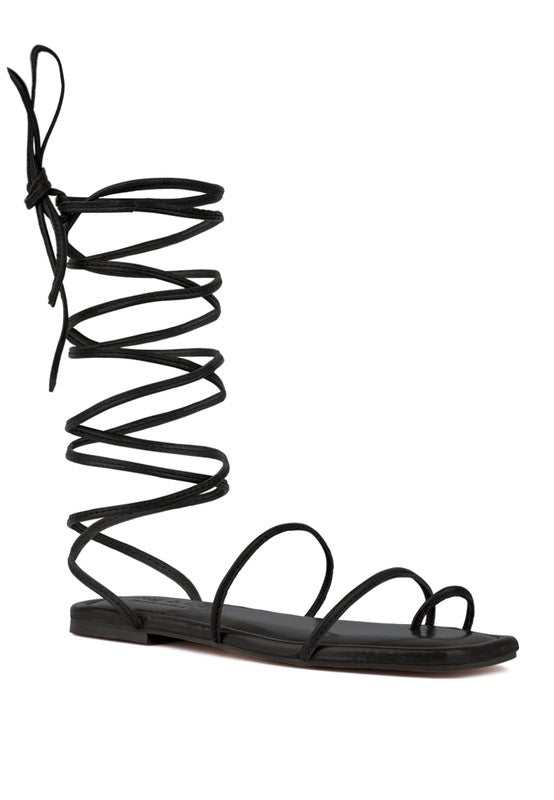 AMATHA Leather Flats