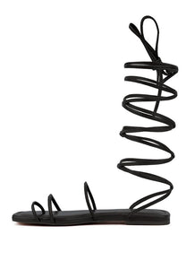 AMATHA Leather Flats