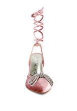 Load image into Gallery viewer, Big Treat Rhinestone Lace Up Sandals