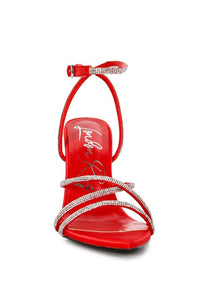 Dare Me Rhinestone Sandals