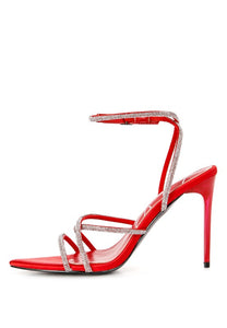 Dare Me Rhinestone Sandals