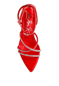 Dare Me Rhinestone Sandals