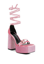 Load image into Gallery viewer, FIRECROWN  Lace Up Sandals