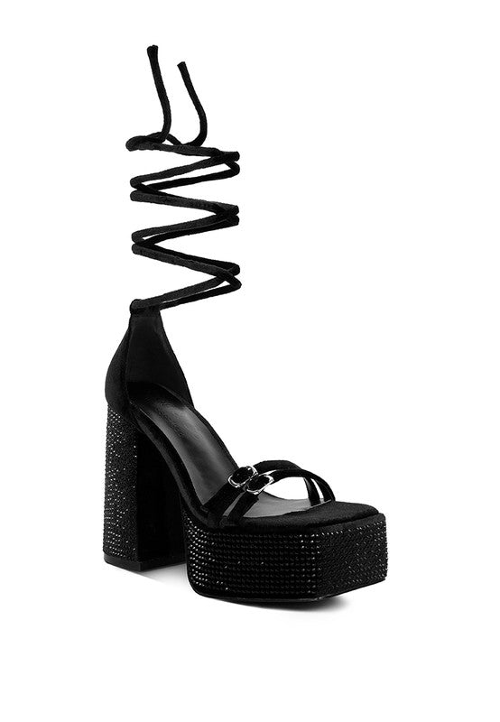 FIRECROWN  Lace Up Sandals
