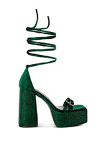 Load image into Gallery viewer, FIRECROWN  Lace Up Sandals