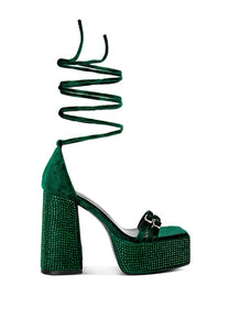 FIRECROWN  Lace Up Sandals
