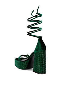 FIRECROWN  Lace Up Sandals