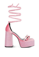 Load image into Gallery viewer, FIRECROWN  Lace Up Sandals