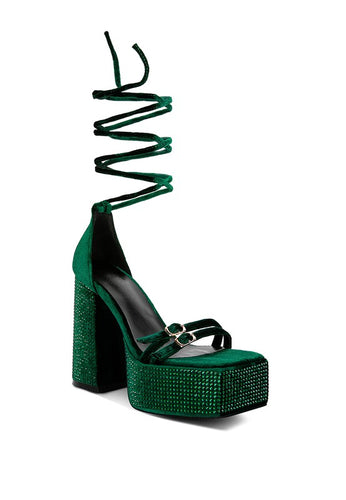 FIRECROWN  Lace Up Sandals