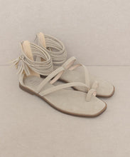 Load image into Gallery viewer, ABRIL Strappy Ankle Wrap Sandal