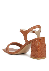 Edyta Block Heel Sandal