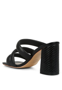 Kywe Textured Strap Sandals