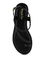 Load image into Gallery viewer, STALLONE Braided Flat Sandals