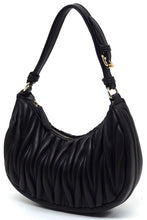 Load image into Gallery viewer, Chevron Quilted Shoulder Bag Hobo