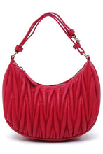 Load image into Gallery viewer, Chevron Quilted Shoulder Bag Hobo