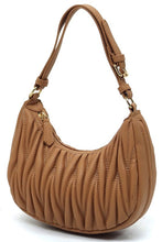 Load image into Gallery viewer, Chevron Quilted Shoulder Bag Hobo