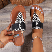 Load image into Gallery viewer, Animal Print Sandals