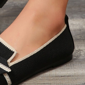 Bow Trim Loafers