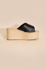 Load image into Gallery viewer, Partner-s Raffia Platform slides