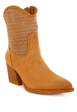 Load image into Gallery viewer, Bimmy Woven Pointy Western Boots