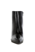 Load image into Gallery viewer, Thymus Faux Leather Kitten Heel Boots