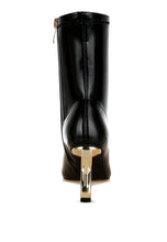Load image into Gallery viewer, Gaias Fantasy Heel Patent Faux Leather Boots