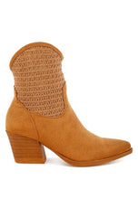 Load image into Gallery viewer, Bimmy Woven Pointy Western Boots