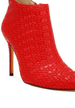 Load image into Gallery viewer, Lolita Woven Texture Stiletto Boot