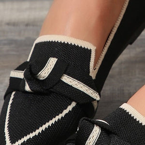Bow Trim Loafers