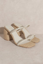 Load image into Gallery viewer, D-MARGARET-RAFFIA MULES