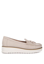 Load image into Gallery viewer, Daiki Platform Lug Sole Tassel Loafers