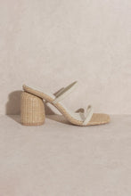Load image into Gallery viewer, D-MARGARET-RAFFIA MULES