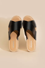 Load image into Gallery viewer, Partner-s Raffia Platform slides
