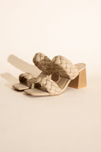 Load image into Gallery viewer, BUGGY-S Braided Stras Mule Heels