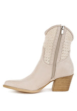 Load image into Gallery viewer, Bimmy Woven Pointy Western Boots