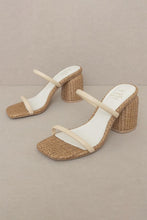 Load image into Gallery viewer, D-MARGARET-RAFFIA MULES